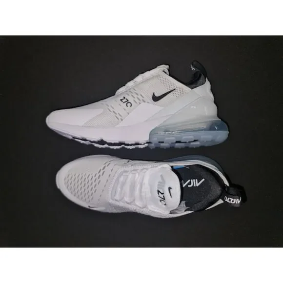 Nike Air Max 270 White Black. SIZE 9 - AH8050-100